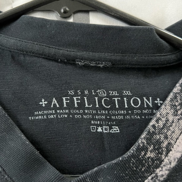 Men’s xl short sleeve affliction t-shirt - Picture 5 of 5